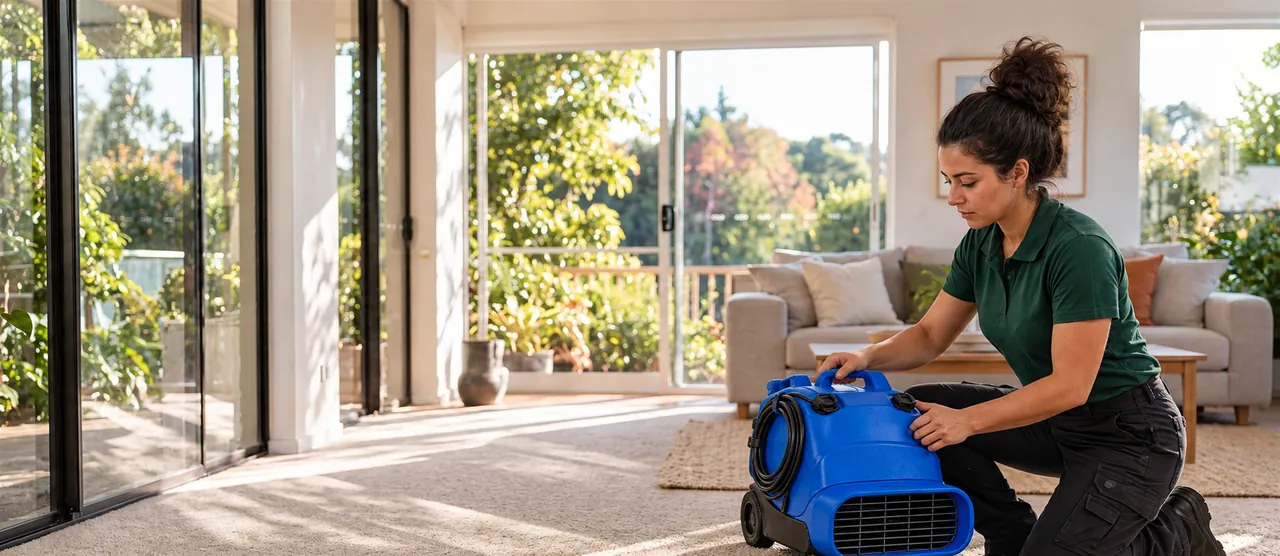 Water Damage & Carpet Drying in Tasmania